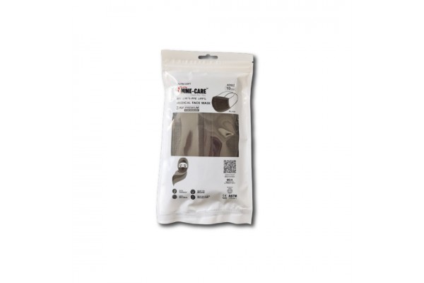 3 PLY Premium Hijab Headloop Medical Face Mask Black (Adult)