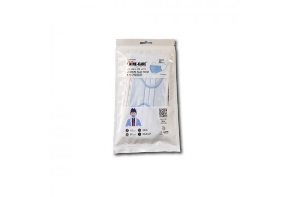 3 PLY Premium Medical Face Mask Airy Blue (Adult)