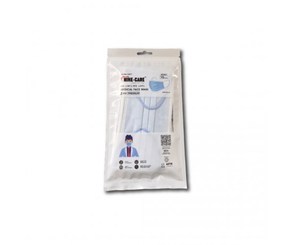 3 PLY Premium Medical Face Mask Airy Blue (Adult)