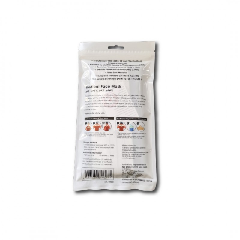 3 PLY Premium Medical Face Mask Black (Adult) 3 PLY Premium Medical Face Mask Black (Adult)