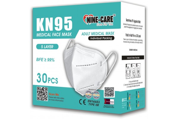 KN95 Medical Face Mask (White)
