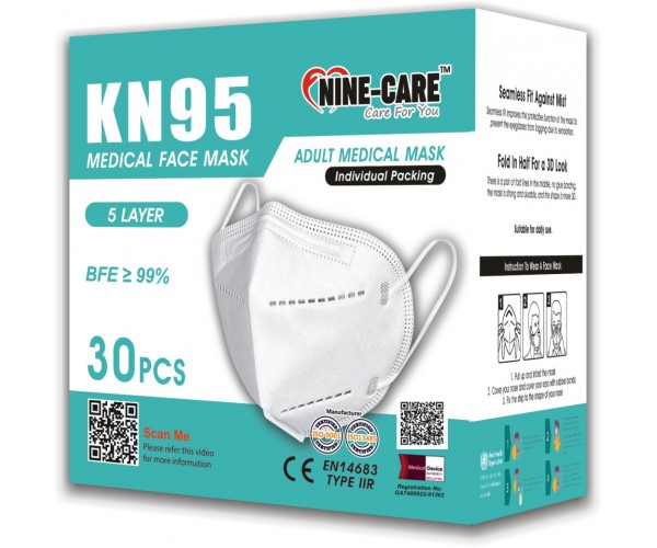 KN95 Medical Face Mask (White)