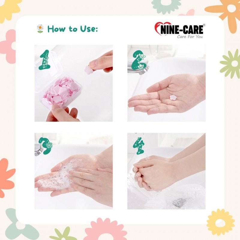 Nine-Care Petal Paper Soap Nine-Care Petal Paper Soap