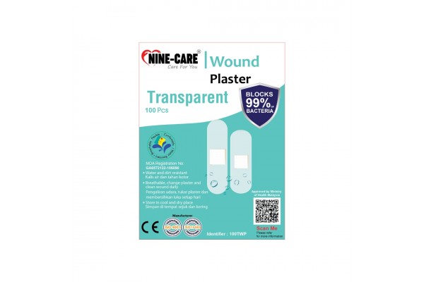 Transparent Wound Plaster (100 Pcs)