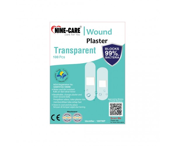 Transparent Wound Plaster (100 Pcs)